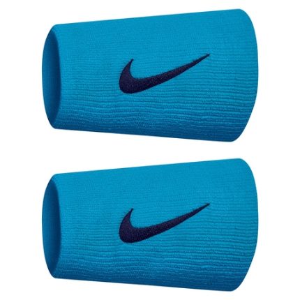 NIKE DOUBLE-WIDE WRISTBAND AZUL REY